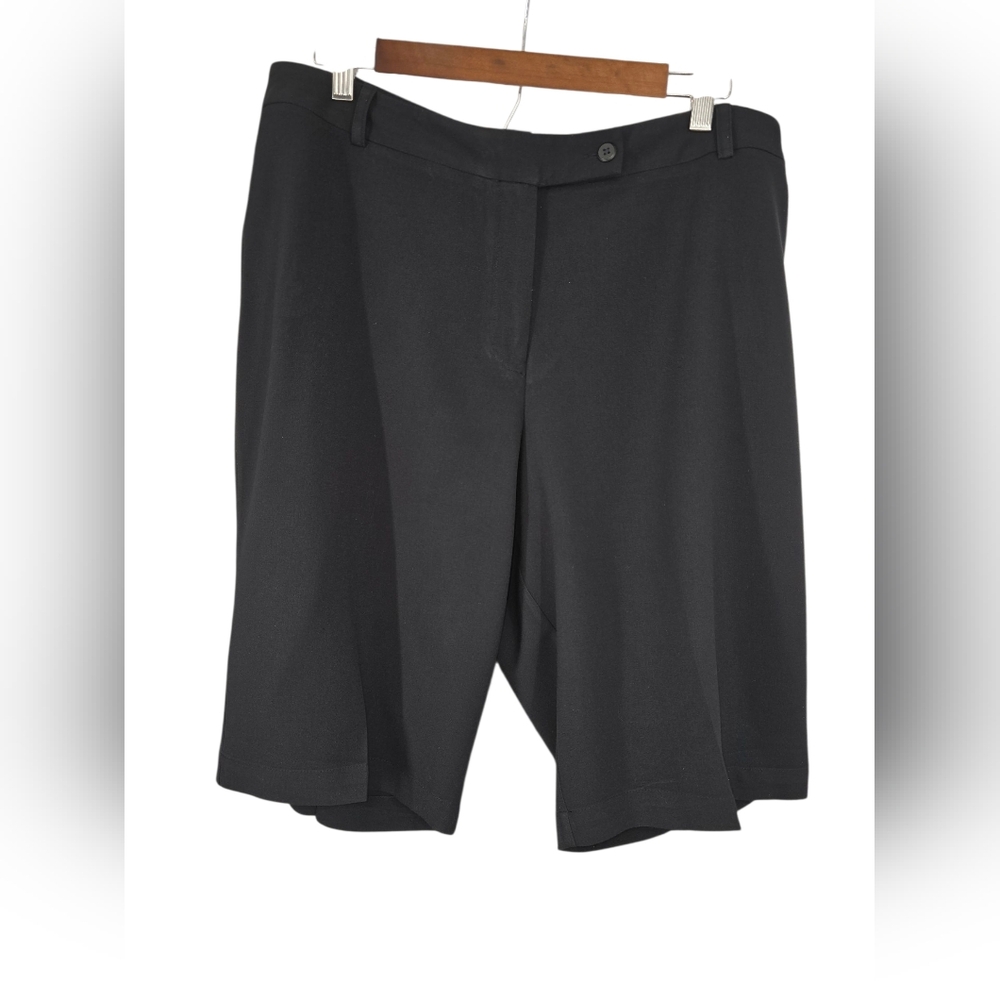 Vintage‎ Additions By Chico's Black Womens Shorts Size 0
